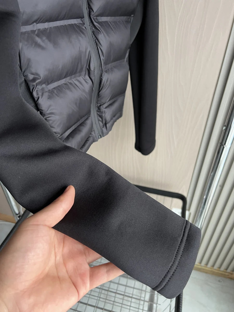 Doudoune Femme Légère - Manteau Sport Hiver avec Fermeture Éclair