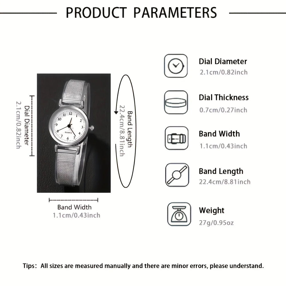 Femmes Montre de mode Bracelet décontracté montres ensemble dames Simple cadran Quartz montres robe horloge Montre Femme
