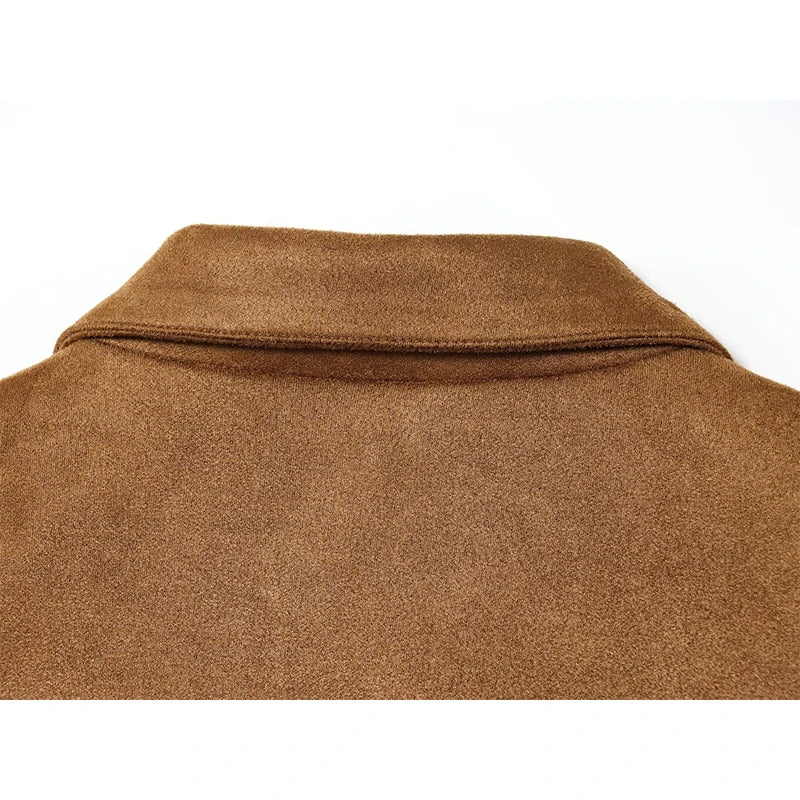 RAFZNB  lencensa femmes vestes courtes manteaux automne hiver mode fermeture éclair décoration à manches longues manteaux Streetwear vêtements de dessus pour femmes hauts