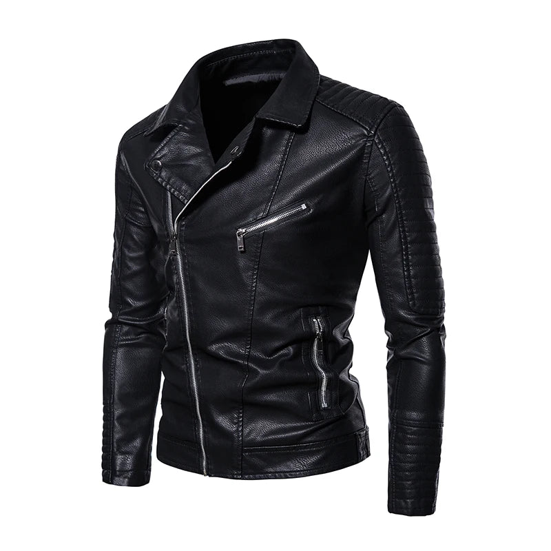 Manteau Cuir Premium Lencensa - Veste Moto Tactique Imperméable - Qualité Exceptionnelle - Lencensa 
