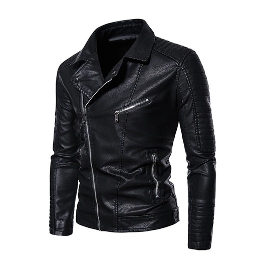 Manteau Cuir Premium Lencensa - Veste Moto Tactique Imperméable - Qualité Exceptionnelle - Lencensa 