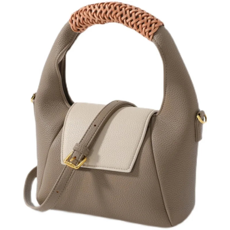 Sac à bandoulière tissé pour femme, sac à main décontracté, marque de créateur, haute qualité, offre spéciale, E27, 2023