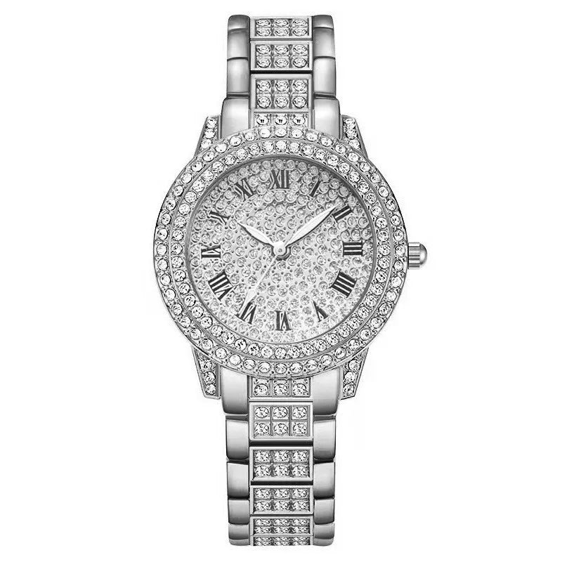 Décontracté dames Quartz Montre-Bracelet Bracelet ensemble 6 pièces ensemble femmes Montre horloge cadran romain marque de luxe Design femmes Montre Femme Reloj