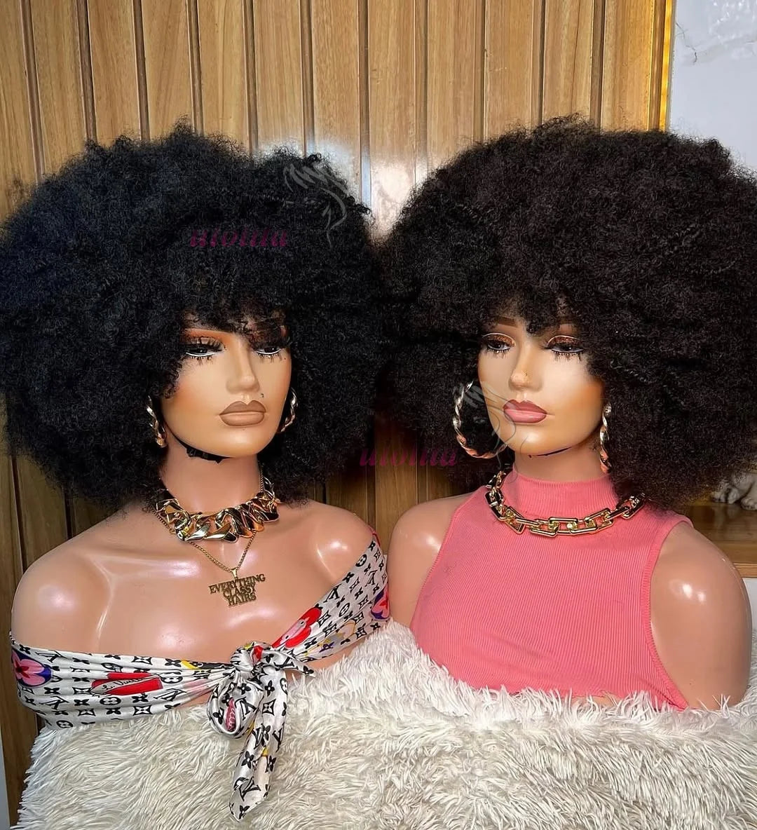 Cheveux péruviens Pixie court Afro crépus bouclés Bob coupe rebondissant pas cher pleine Machine faite perruques de cheveux humains pour les femmes noires sans colle Remy