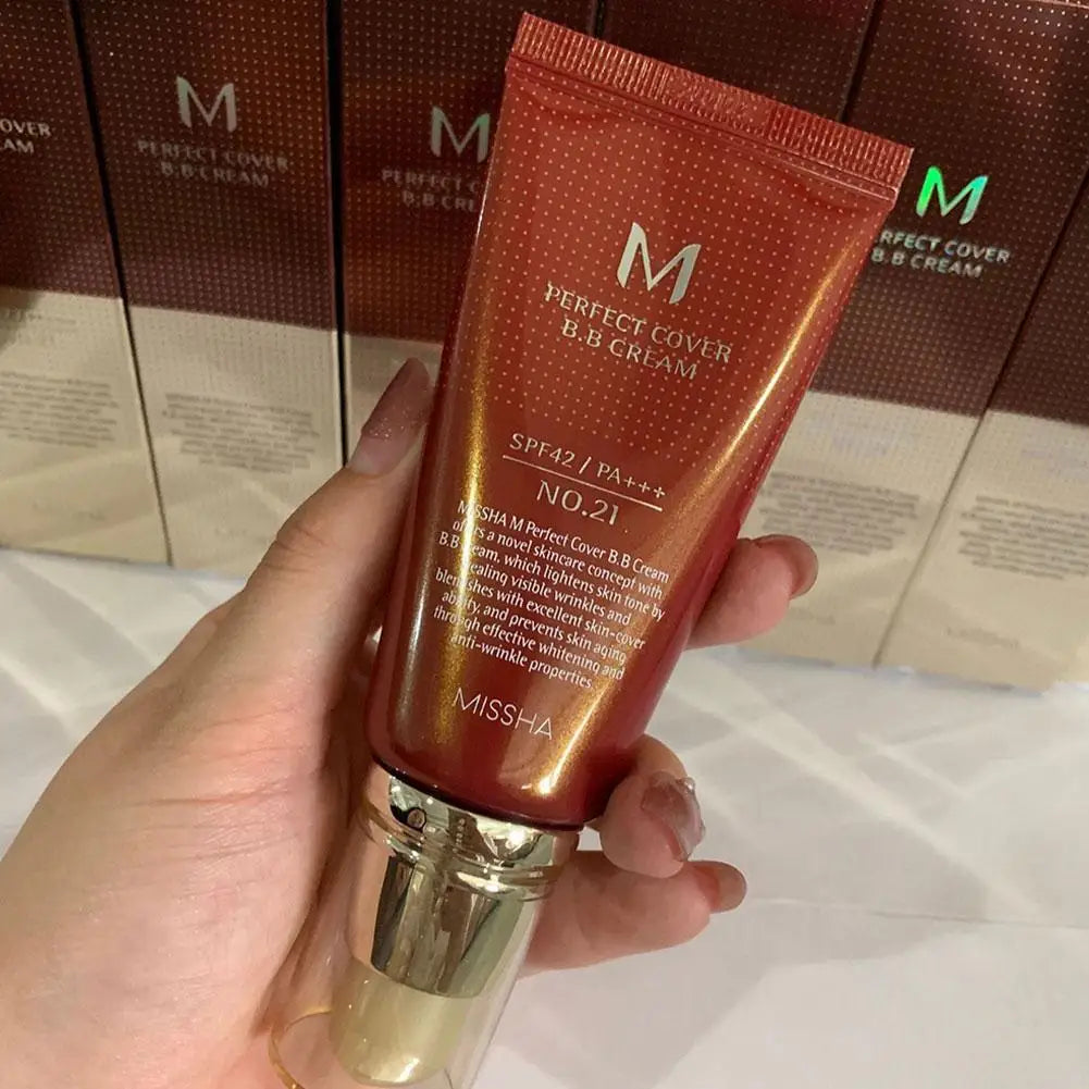 MISSHA M BB crème fond de teint liquide longue durée sans maquillage isolation hydratante maquillage CC correcteur cosmétiques coréens