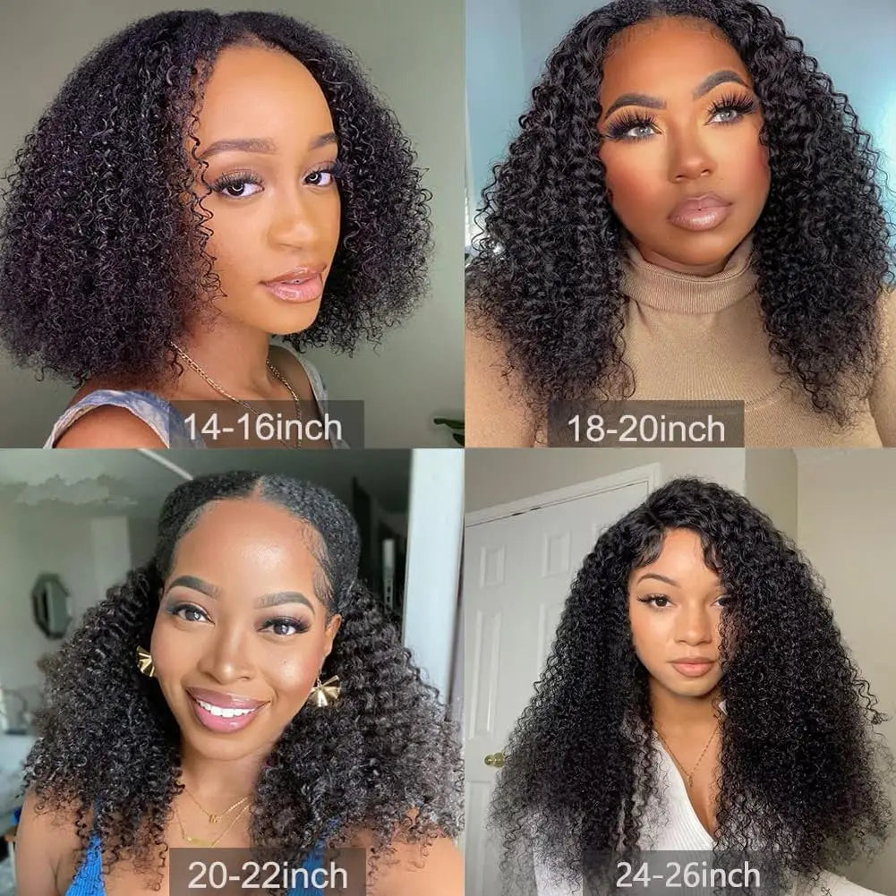 100% brésilien Afro crépus bouclés 5x 5/6x6 dentelle fermeture avant perruque courte Bob Frontal perruques bouclés vague cheveux humains courte Bob perruque
