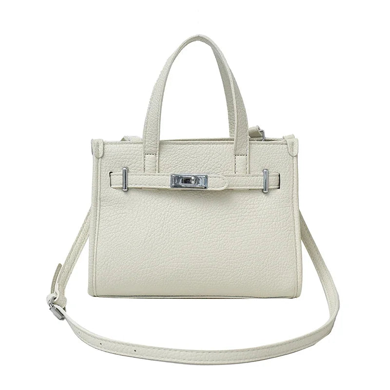 Sac messager élégant pour femme – Sac fourre-tout en cuir de marque de luxe avec sangle réglable