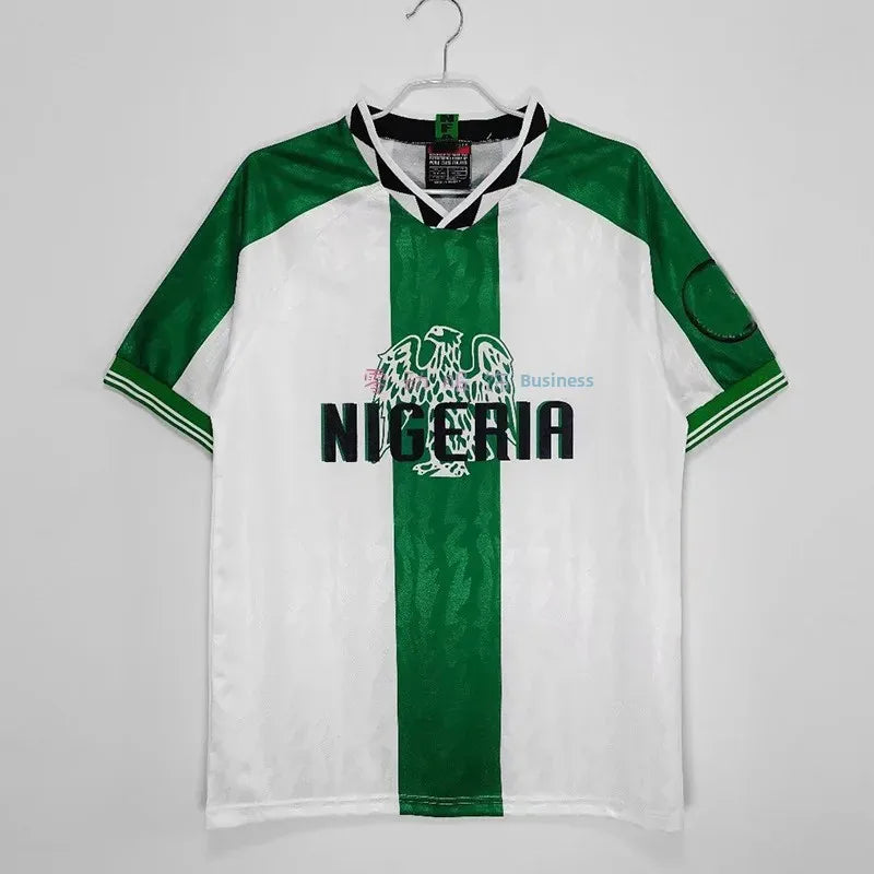 Maillot Nigeria 1996 Vintage - Rétro Classique Unisexe - Lencensa 