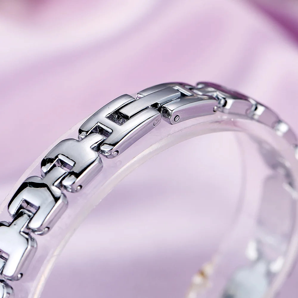 Femme montres nouveau Rose argent dames Bracelet Montre à Quartz dames robe montres Relogios Feminino Reloj Mujer Montre Femme