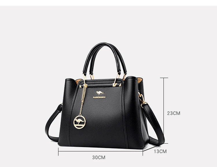 Nouveau sac a main femme sac à main grande capacité épaule pu cuir fourre-tout sacs à main pour dames