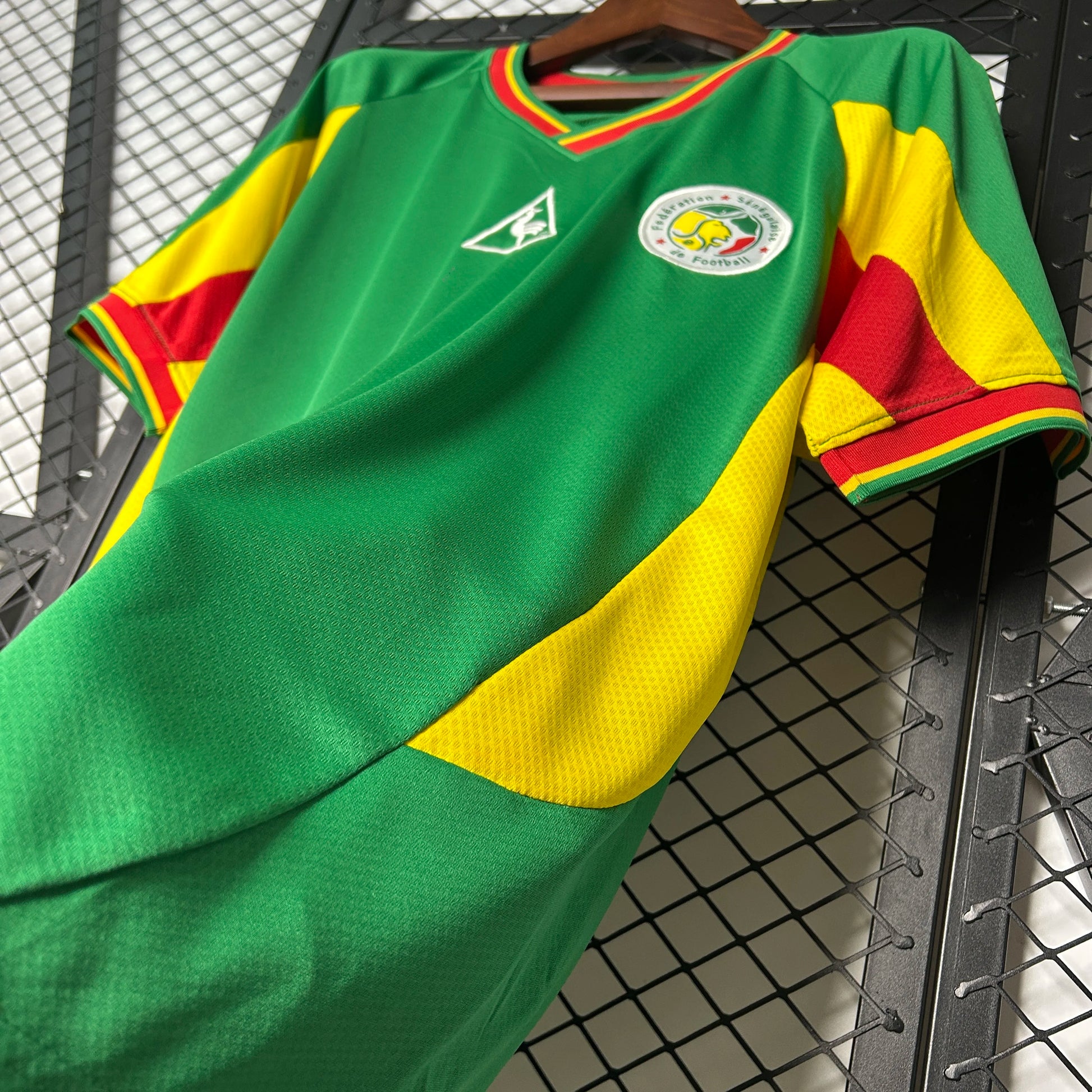 Maillot Sénégal 2002 Rétro Away Vert - Édition Collector Personnalisable - Lencensa 