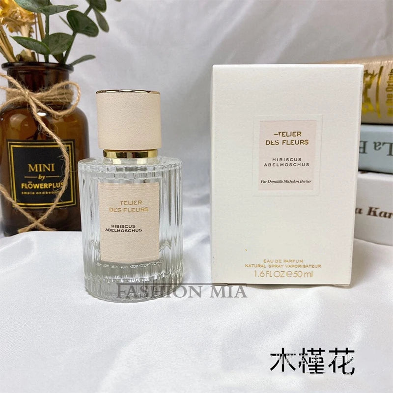 Vaporisateur d'eau de parfum perporcelain pour femme et homme, atomiseur longue durée, parfum de fleur boisée, parfum de musc, dame sexy, 50ml