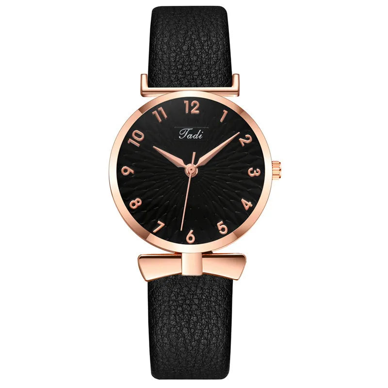 Mode femmes Montre bracelet en cuir Pu Montre-bracelet montres à Quartz pour femmes horloge dames Montre cadeau Reloj Mujer Montre Femme