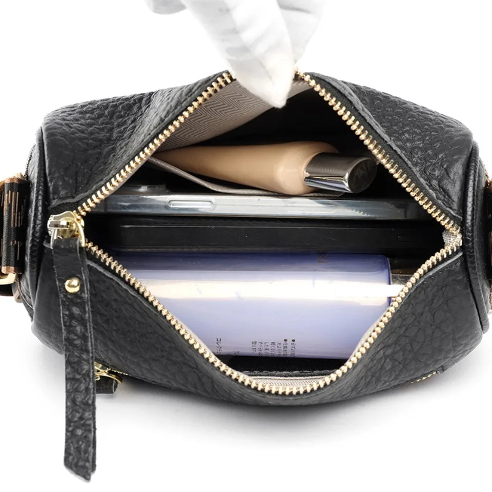 Sac à Main de Luxe en Cuir Solide pour Femme, Sacoche de Styliste, Fourre-Tout de Bonne Qualité, à Bandoulière - Lencensa 