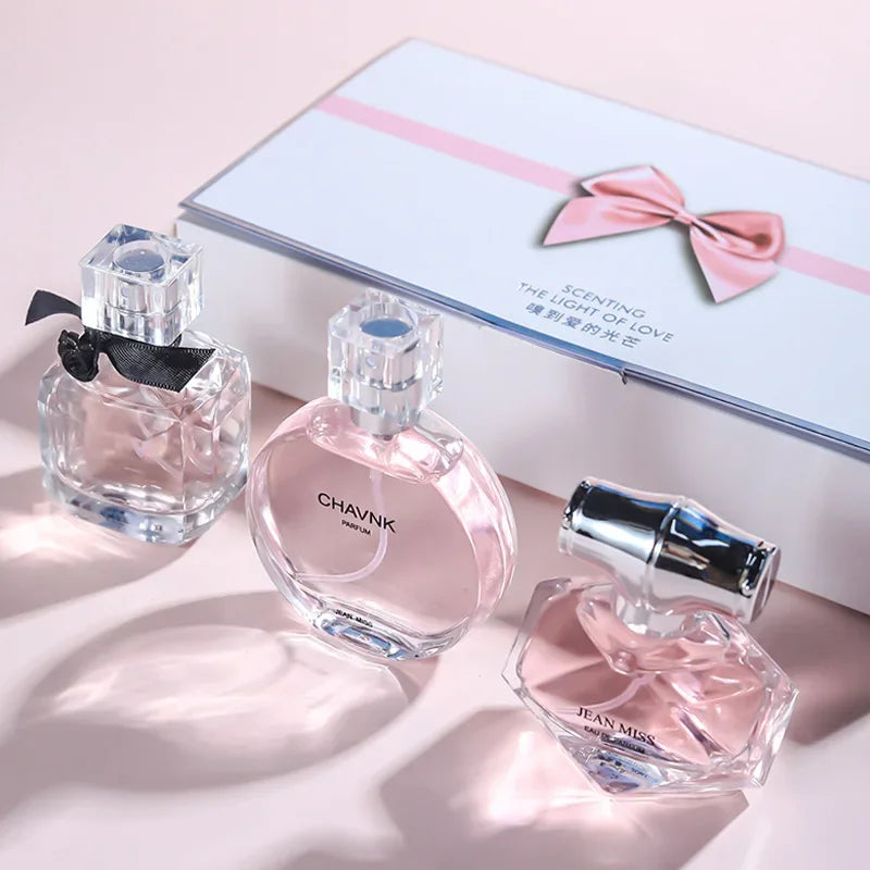 Coffret Parfum Femme 3x30ml - Collection Découverte Florale Fruitée Chyprée - Lencensa 