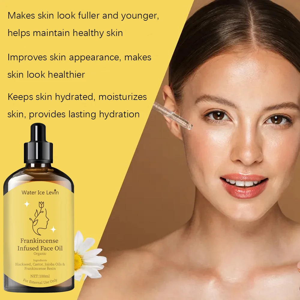 Huile Essentielle Frankincense Visage - Soin Hydratant et Nourrissant Sans Alcool - Lencensa 