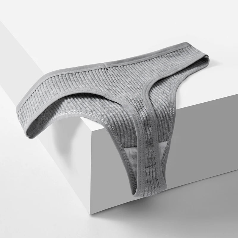 TrowBridge 10 pièces/ensemble culottes pour femmes sous-vêtements rayés en coton tongs de sport Sexy Lingerie douce et confortable string t-backs chauds - Lencensa 