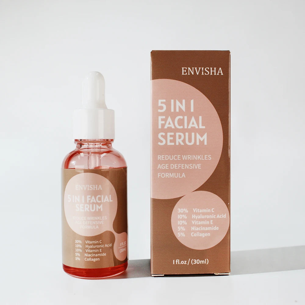 Sérum Visage Lencensa - Collagène + Acide Hyaluronique + Niacinamide Multi-Actifs