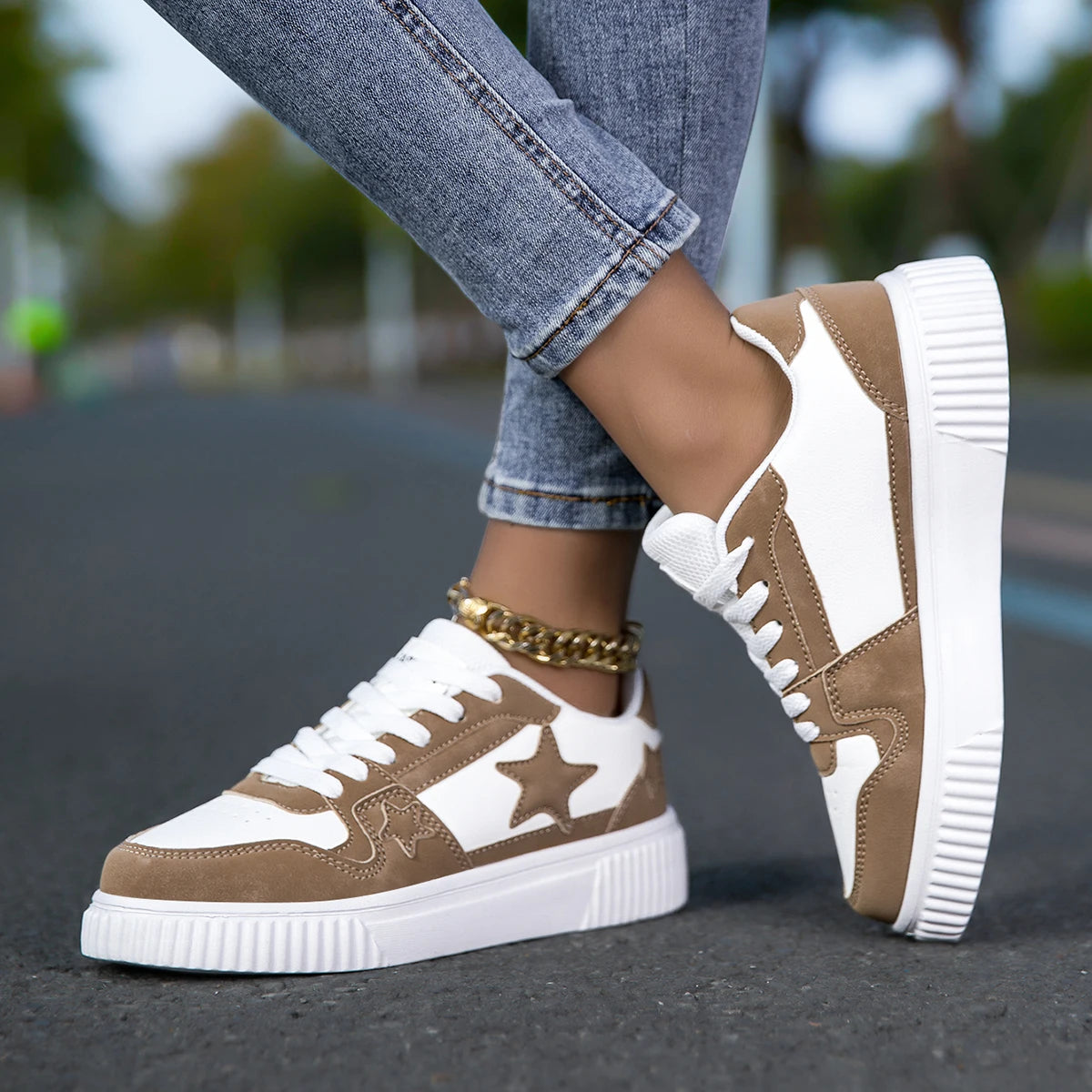 Baskets Premium Lencensa Unisexe - Chaussures Sport Haute Qualité Respirantes
