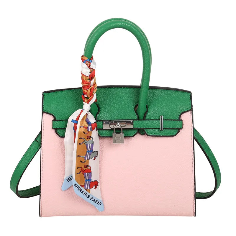 Sac à main de luxe léger et Portable pour femmes, sac à main de tempérament pratique, multifonctionnel, polyvalent, grande capacité, mode Simple - Lencensa 