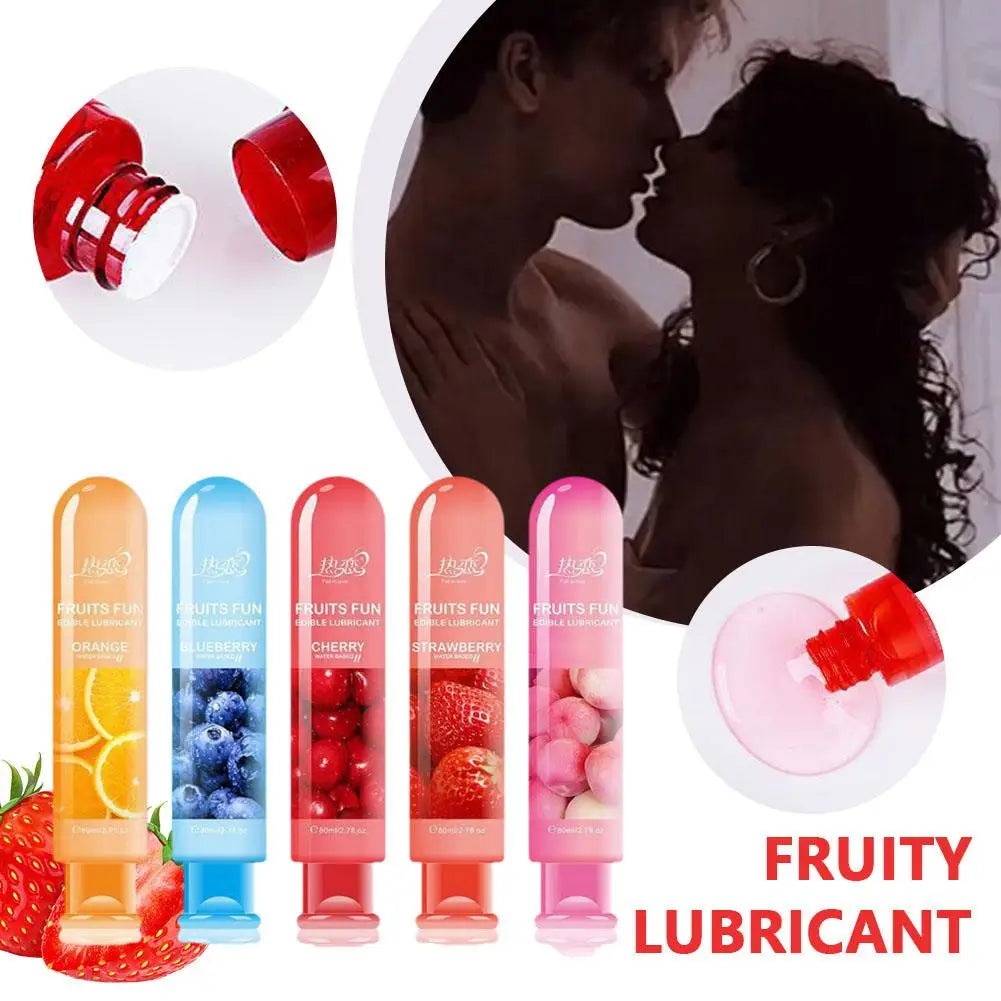 Lickable Lubricant Passionate Fruity Lubricant Strong Wire Drawing Water-Soluble Body Adult Sex Easy to Use - Lencensa 