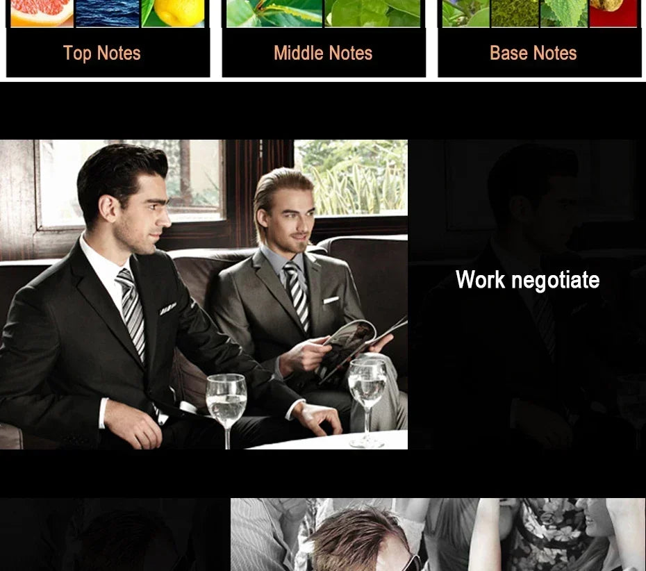 Parfum Homme Gentleman - Cologne Fraîche Séduction - Lencensa 