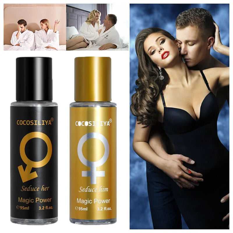 Sexuellement de phéromone séduisant pour hommes et femmes, parfum charmant pour attirer les femmes, parfum flirtant pour les rencontres, spray corporel longue durée, 90ml