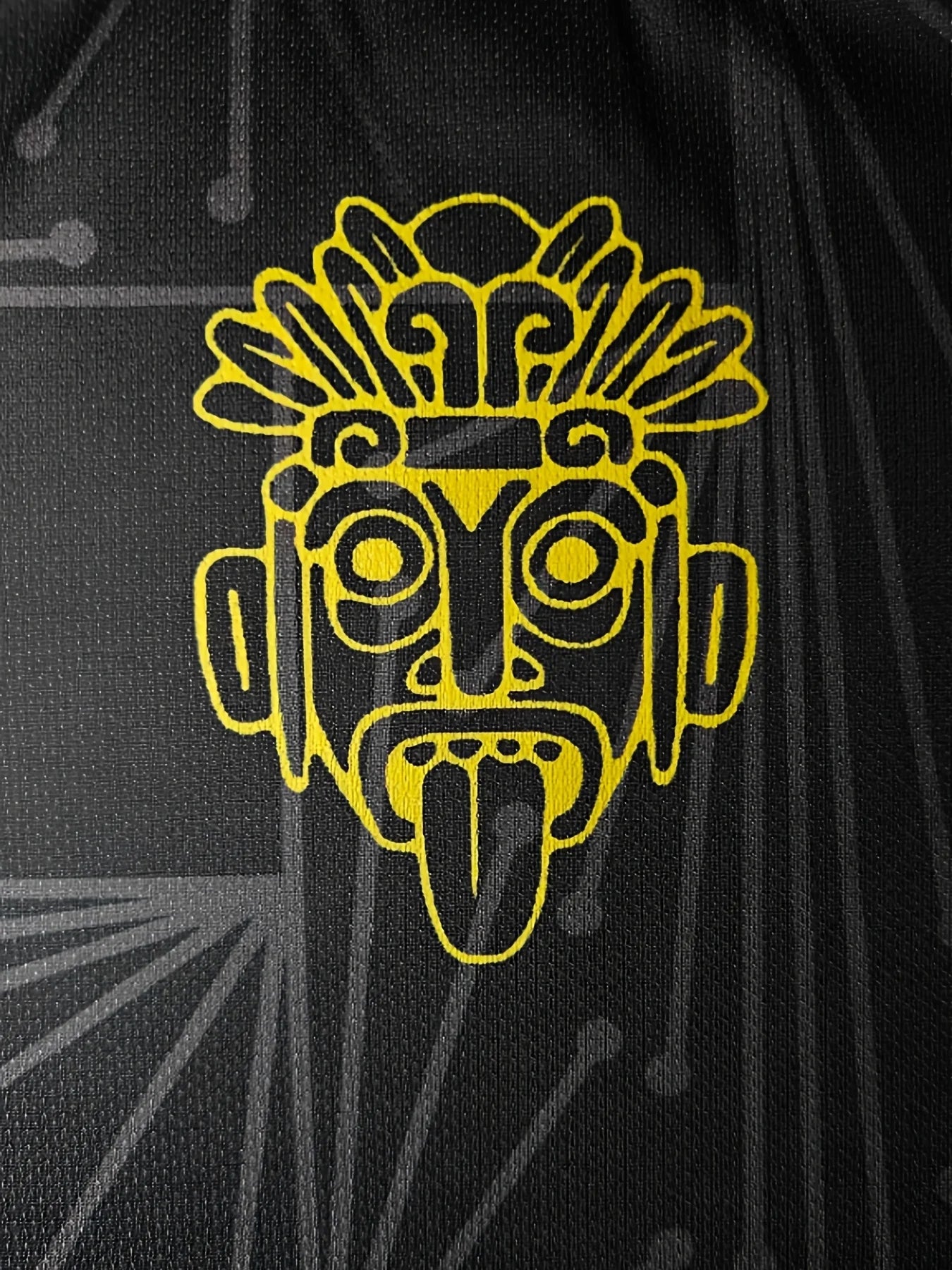 Maillot Mexique Homme - Jersey Respirant Motifs Aztèques Col Rond - Lencensa 