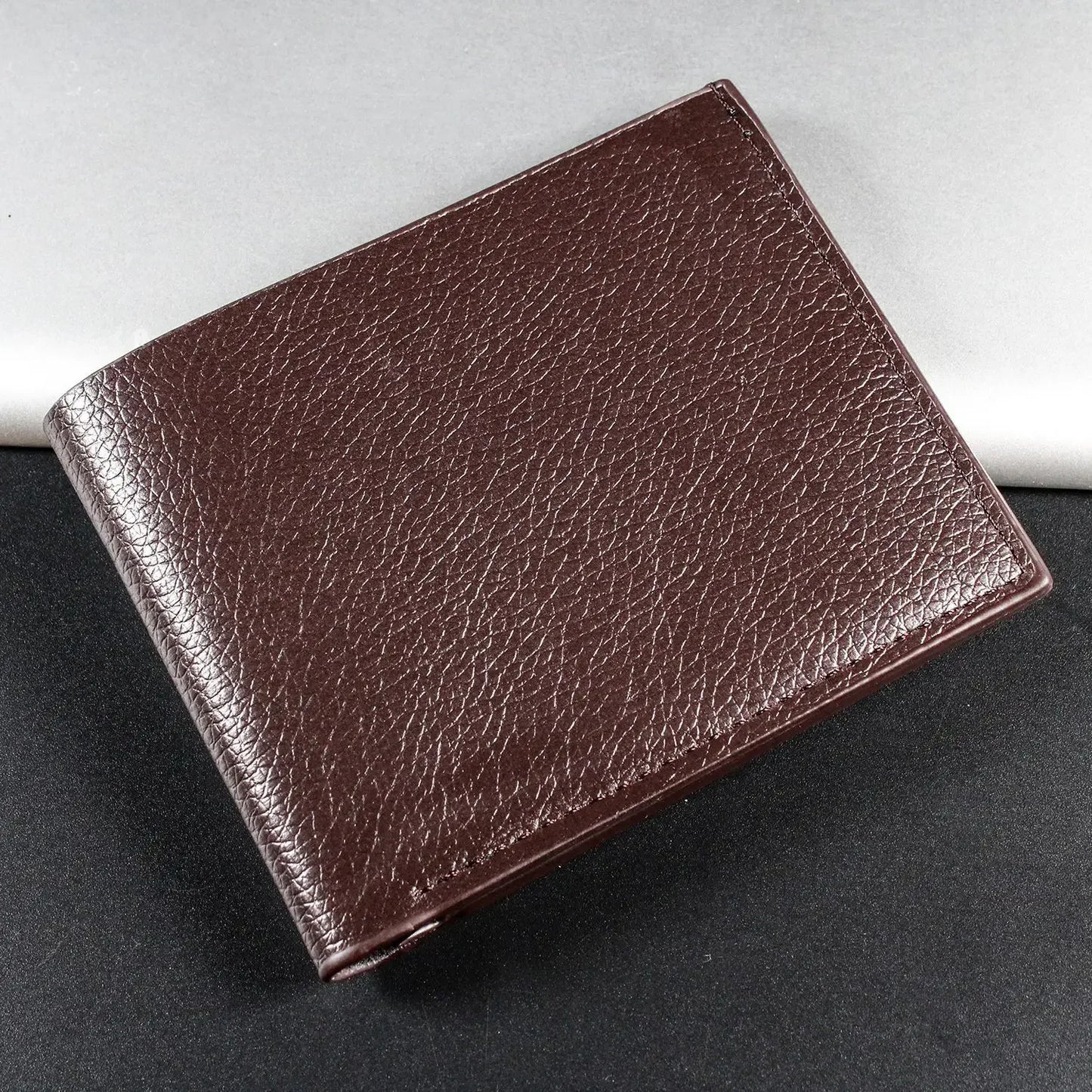 Portefeuille Premium Lencensa - Cuir Vachette Véritable Noir - Qualité Exceptionnelle Haut de Gamme