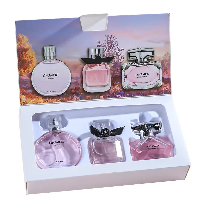 Coffret Parfum Femme 3x30ml - Collection Découverte Florale Fruitée Chyprée - Lencensa 