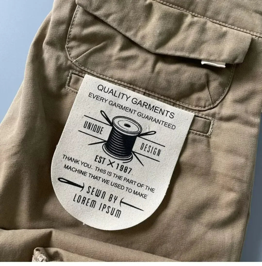 Pantalon Cargo Homme Coton - Style Américain Robuste Anti-Usure - Lencensa 