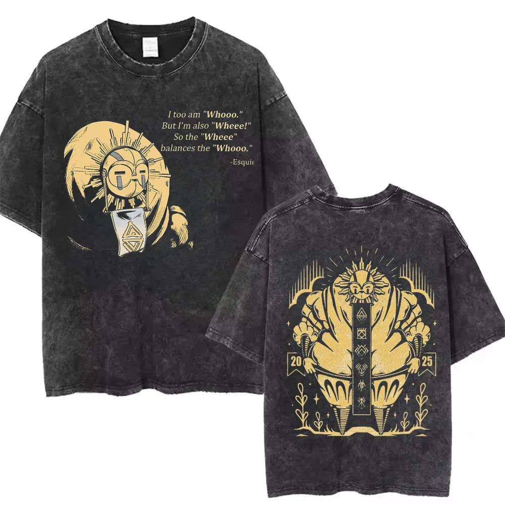 T-Shirt Gaming Homme Clair Obscur - Coton Premium Vintage Gamer - Lencensa 