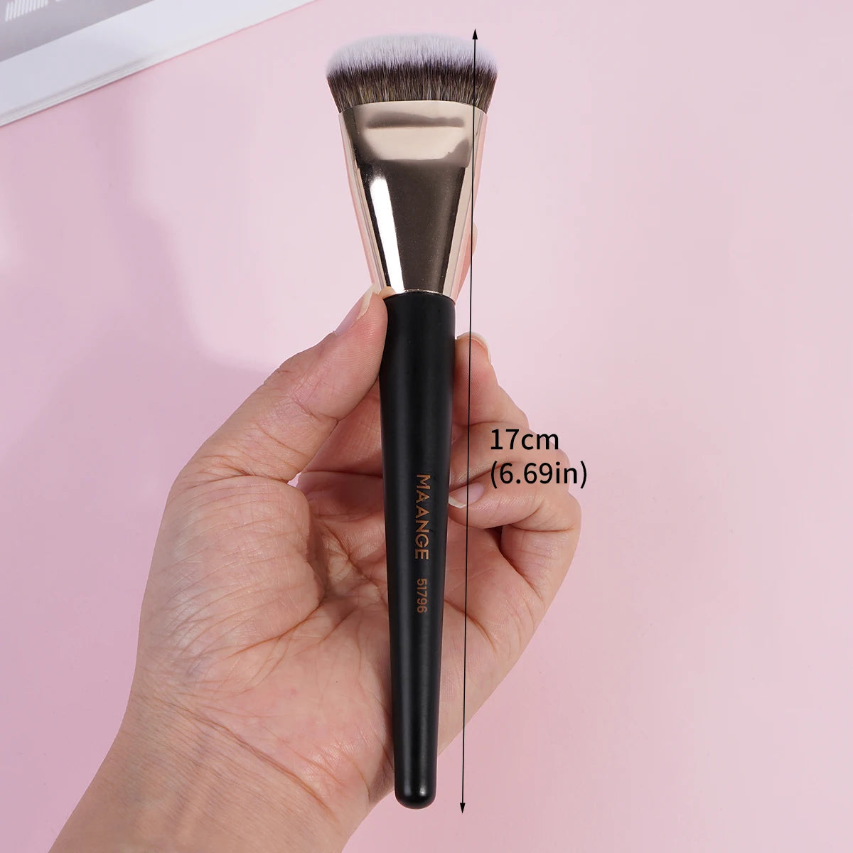 MAANGE – pinceaux de fond de teint profilés, pinceaux de maquillage pour le visage, pour fond de teint liquide ou crème, outil de maquillage pour la beauté - Lencensa 