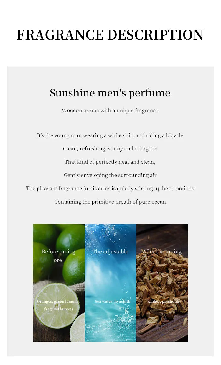 Glamour hommes parfum ensemble Cologne dухи parfum Spray parfums hombres Originales durable phéromone parfum Parfums Homme