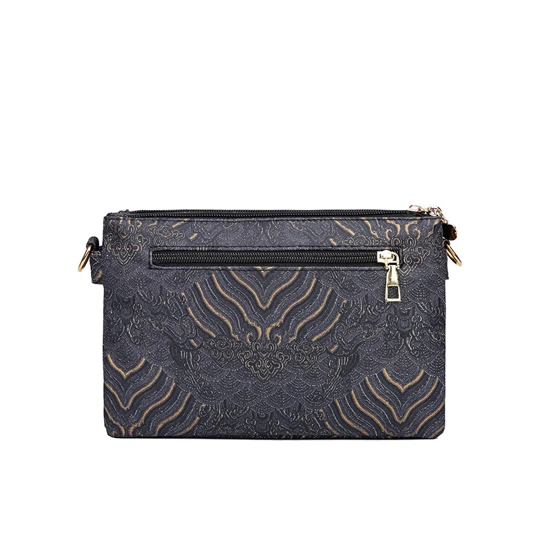 Sac à Main en Cuir de Luxe pour Femme, Sacoche de Marque Authentique, de Styliste, à Bandoulière, Multicouche, 03 Utilisation