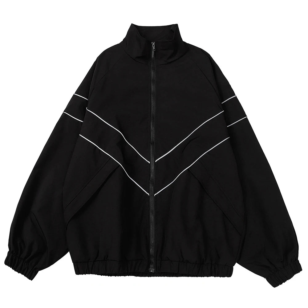 Veste Varsity Premium Lencensa - Hip Hop Patchwork Unisexe - Qualité Exceptionnelle