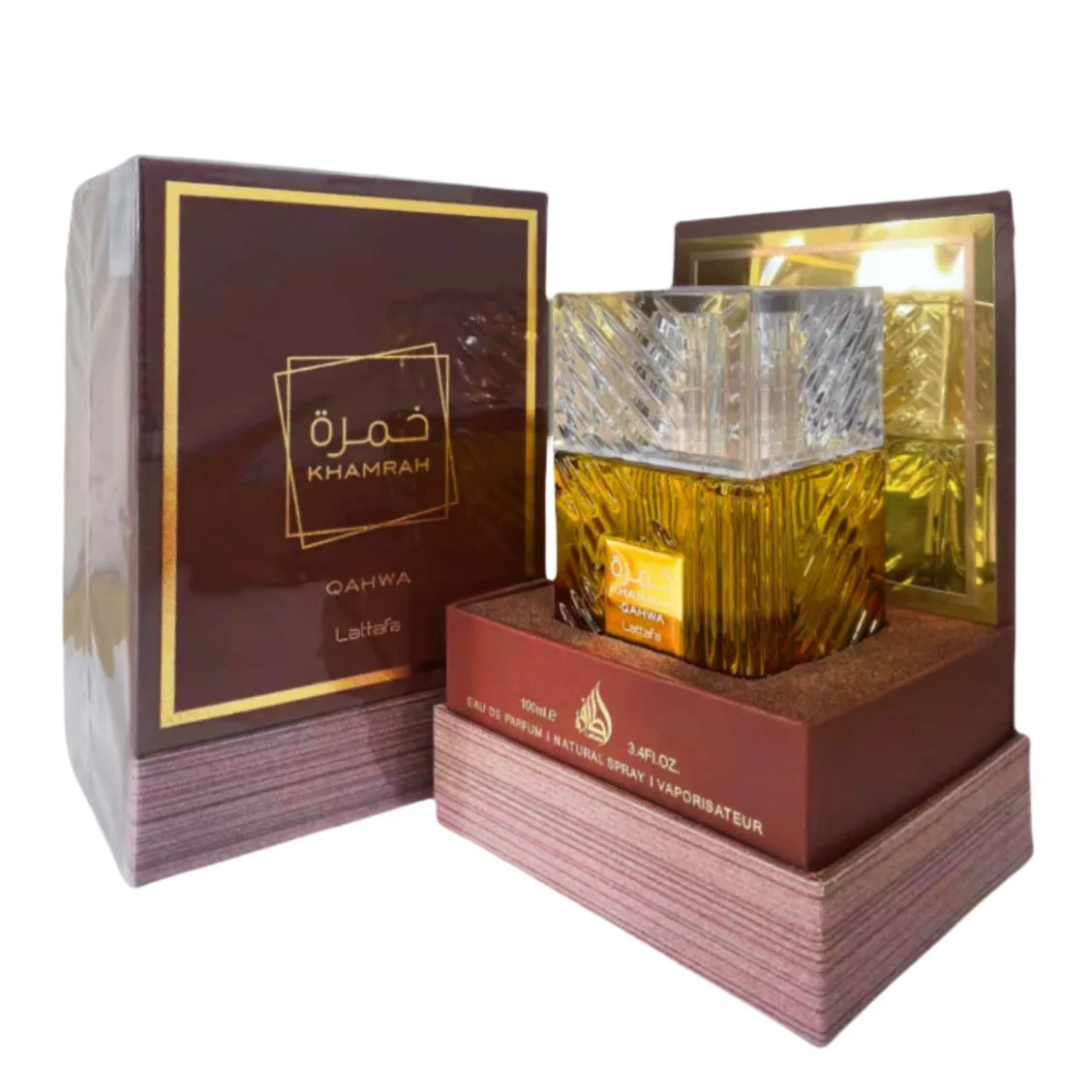 Lattafa Khamrah Qahwa 100ml - Parfum Oriental Arabe Unisexe - Lencensa 