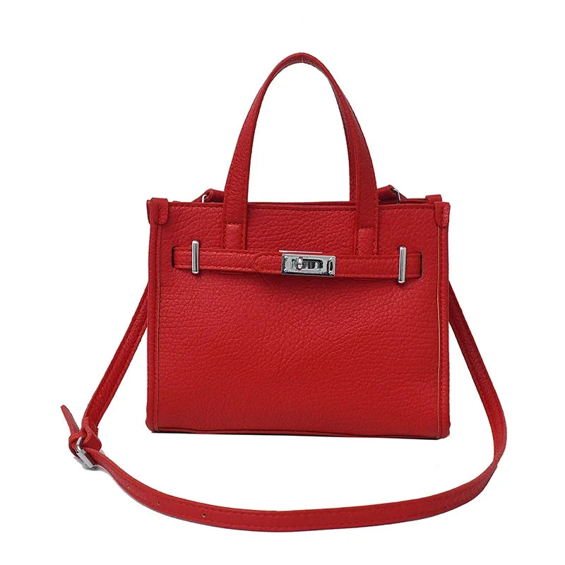 Sac messager élégant pour femme – Sac fourre-tout en cuir de marque de luxe avec sangle réglable
