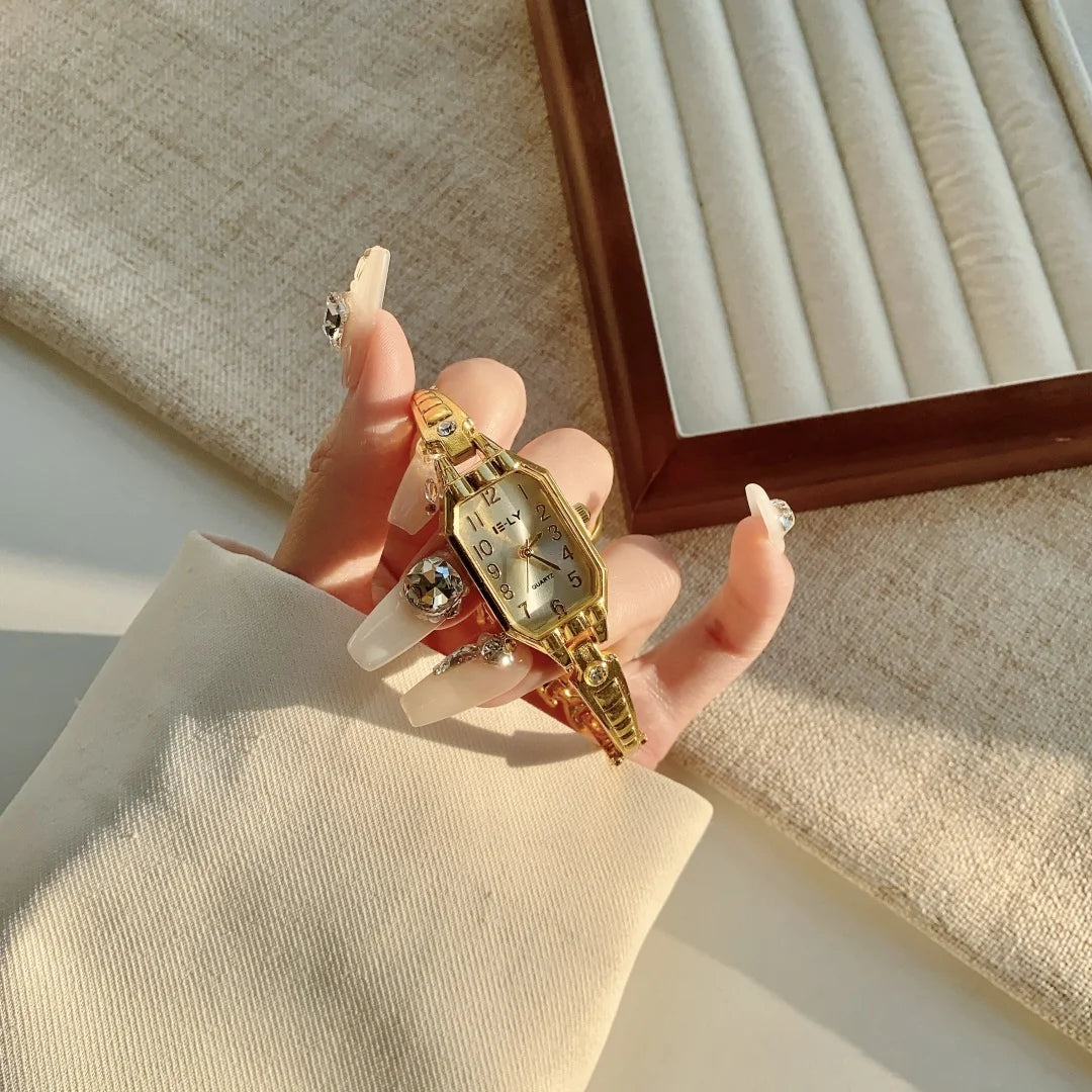 Femmes montres Top marque de luxe montres dames mode or Bracelet montre femme élégante horloge femmes montre femme