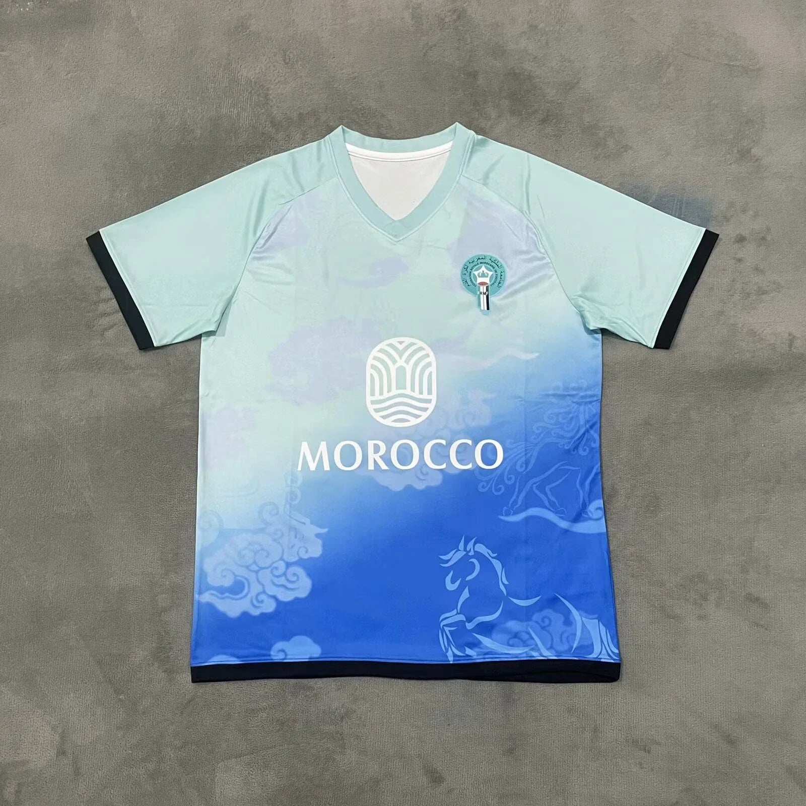 Maillot Maroc 2025/26 Lions de l'Atlas - Jersey Respirant Séchage Rapide Unisexe - Lencensa 