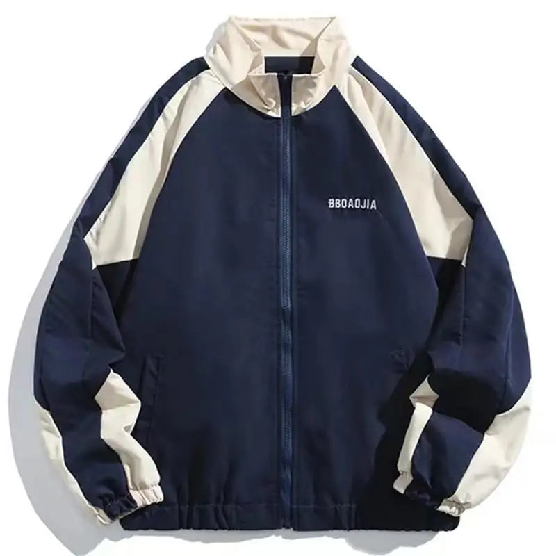 Veste Varsity Premium Lencensa - Hip Hop Patchwork Unisexe - Qualité Exceptionnelle