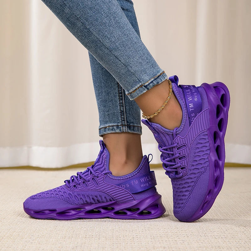 Femmes chaussures de Sport mode plate-forme baskets dames printemps hiver chaussures plates chaussures de course pour femme grande taille 43