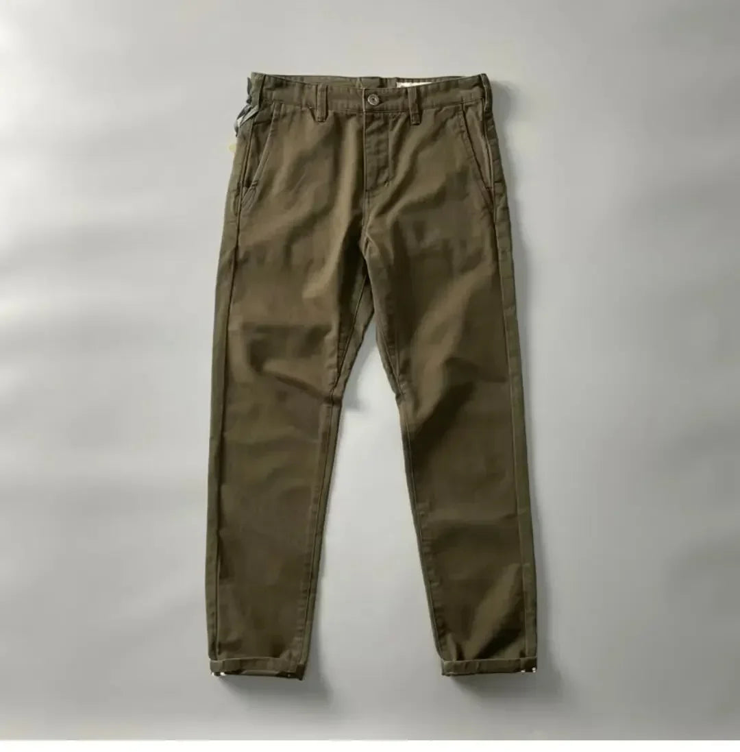 Pantalon Cargo Homme Coton - Style Américain Robuste Anti-Usure - Lencensa 