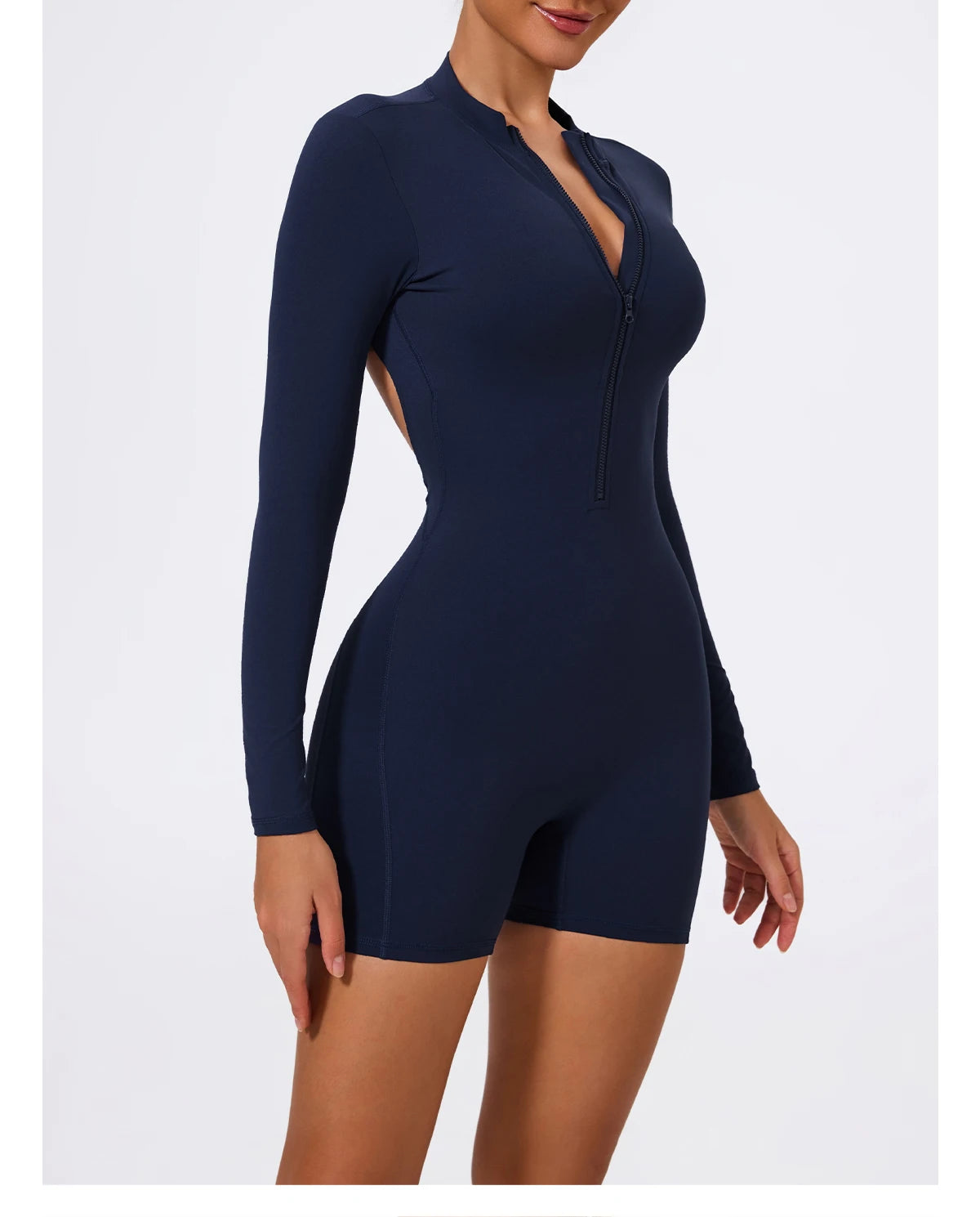 Combinaison Sport Femme Ctenkevet - Jumpsuit Dos Nu Yoga Fitness - Lencensa 