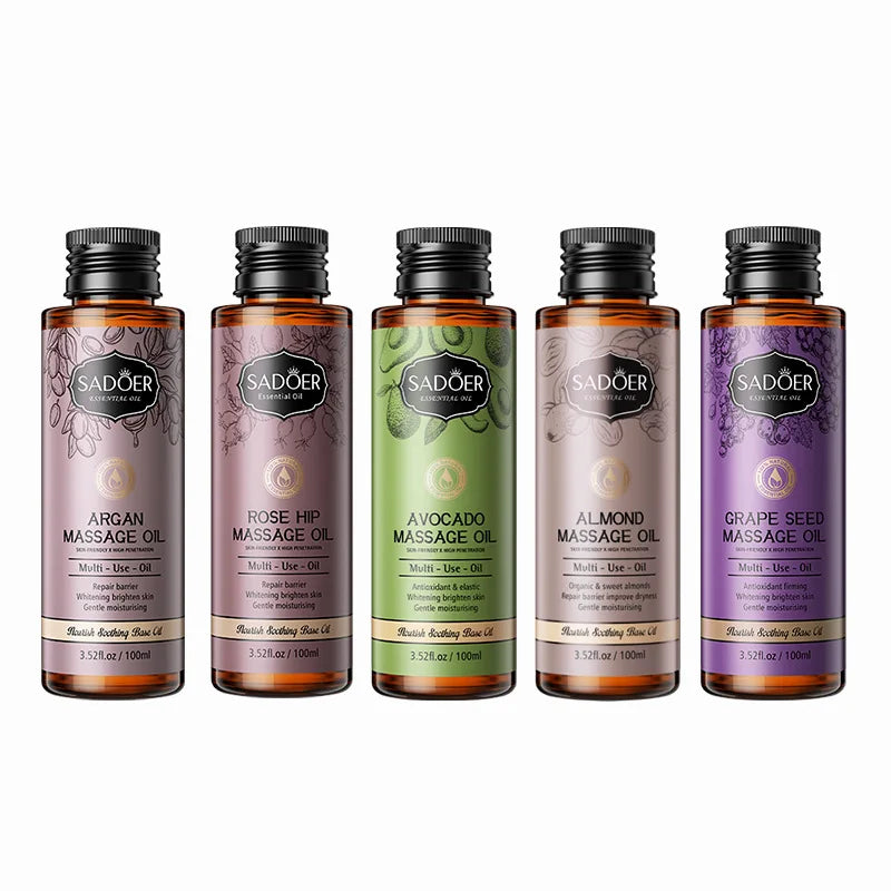 Huile d'Amande 100ml - Massage Corps Argan Olive Pure | Lencensa - Lencensa 