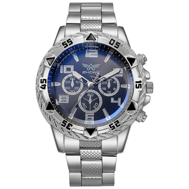 Hommes Reloj marque de luxe montres pour hommes mode haute qualité luxe Simple montre-bracelet affaires plein acier sport mâle horloge - Lencensa 