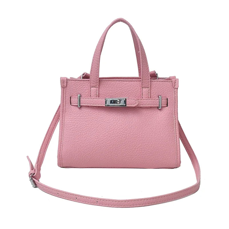 Sac messager élégant pour femme – Sac fourre-tout en cuir de marque de luxe avec sangle réglable