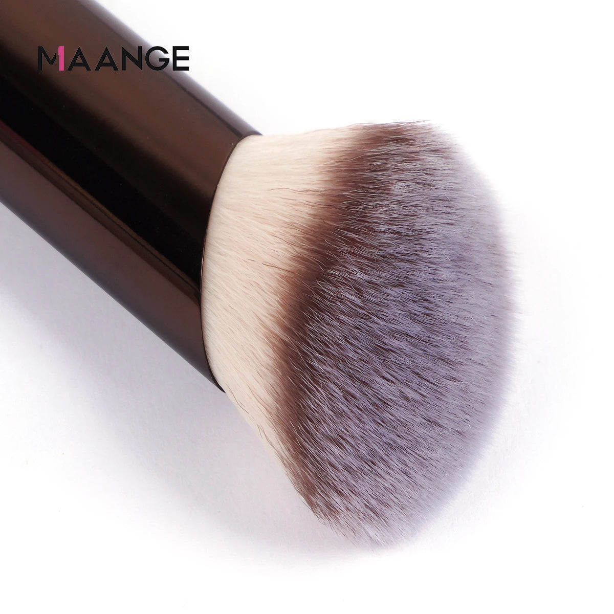 MAANGE-Pinceaux de maquillage en angle, 1 pièce, brosse pour fond de teint, correcteur, cosmétique, cheveux doux, oblique - Lencensa 