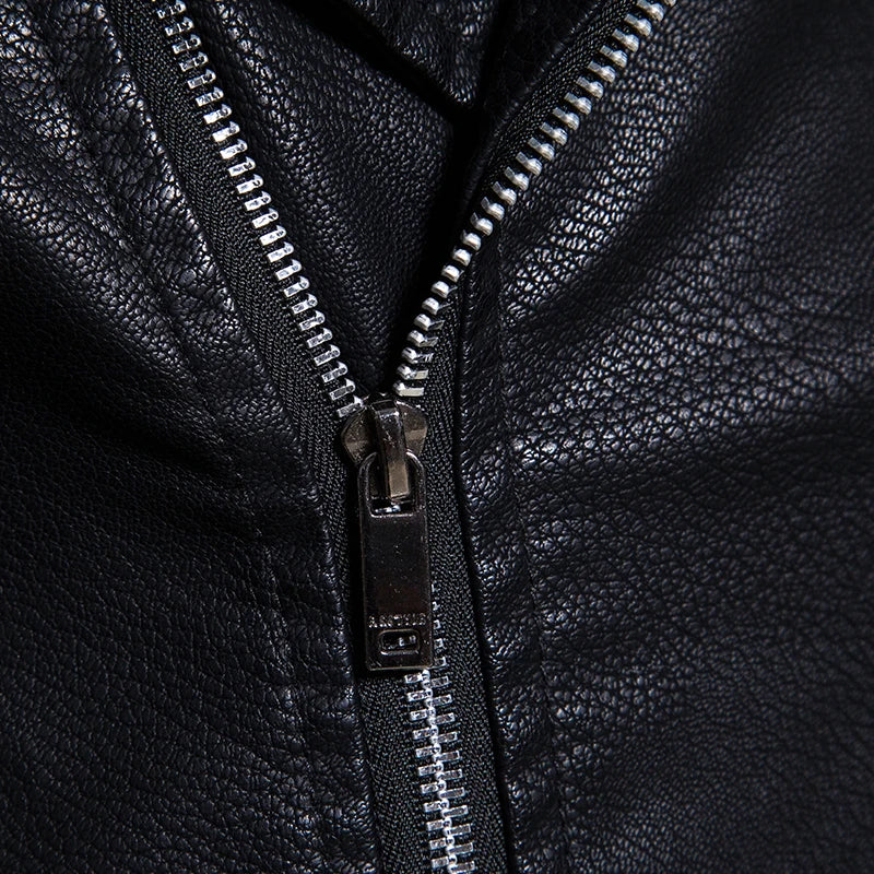 Manteau Cuir Premium Lencensa - Veste Moto Tactique Imperméable - Qualité Exceptionnelle - Lencensa 