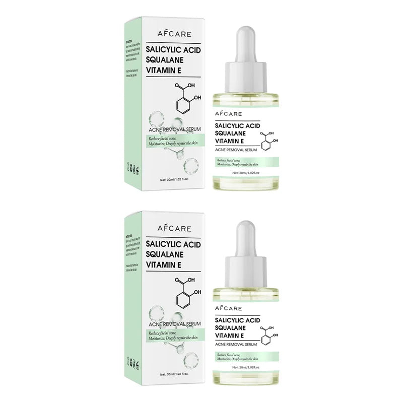 Sérum anti-acné coréen pour le visage, acide salicVAC, essence remodelée, squalane, vitamine E, hydratant, éclaircissant, produits de soin de la peau